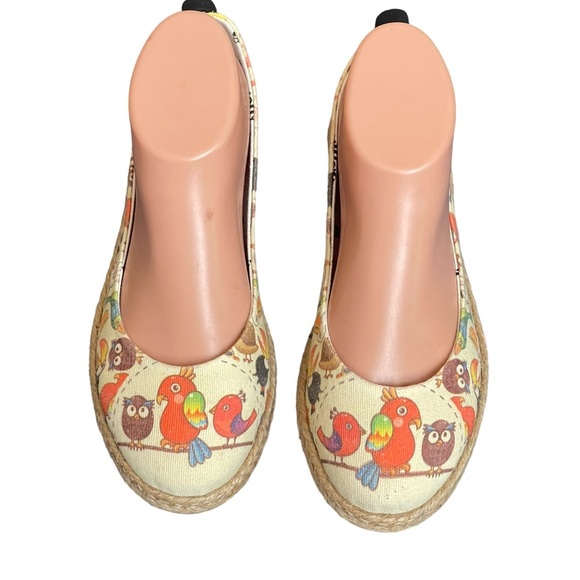 Goby Espadrilles Birds Flowers & Sun - Size 37 - Picture 2 of 12